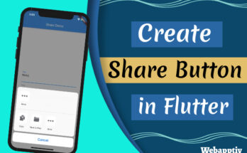 Create Share button in Flutter