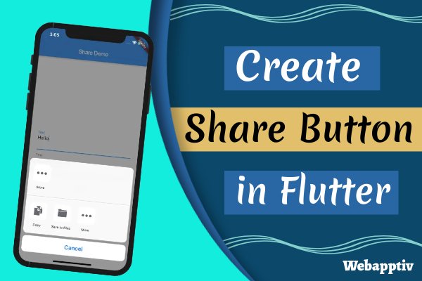Create Share button in Flutter
