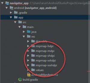 paste the mipmap files