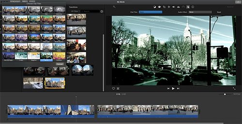 iMovie video editing software for beginners 
