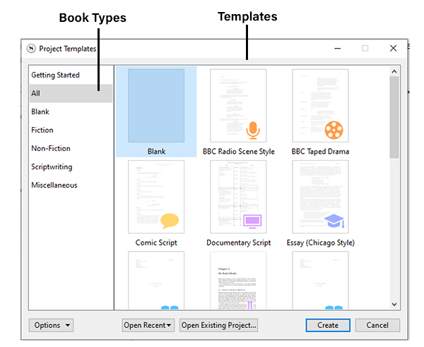 Scrivener Blank Project