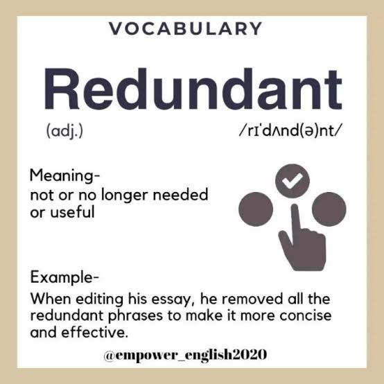 redundant