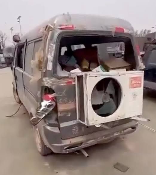 Beat-up van
