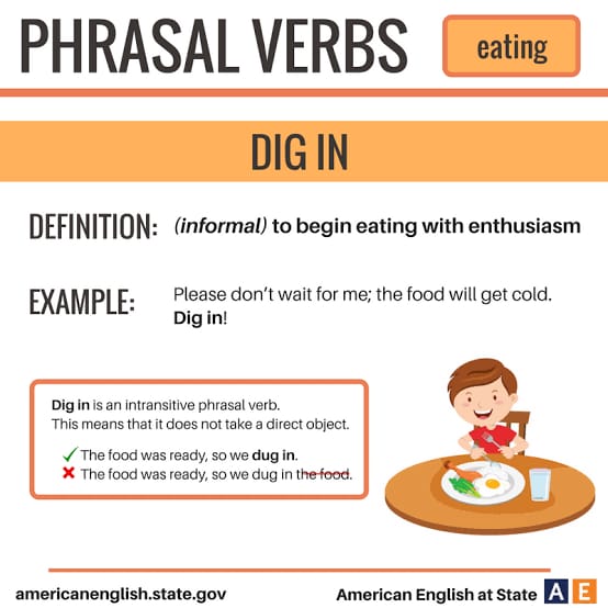 dig in