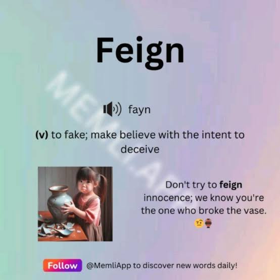 feigned