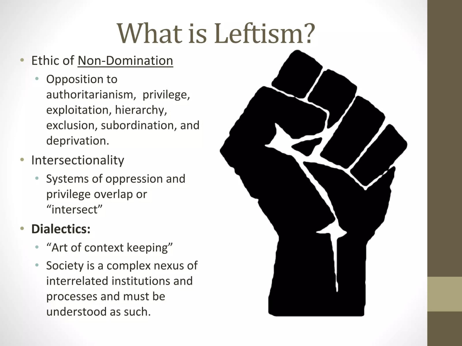 Leftist