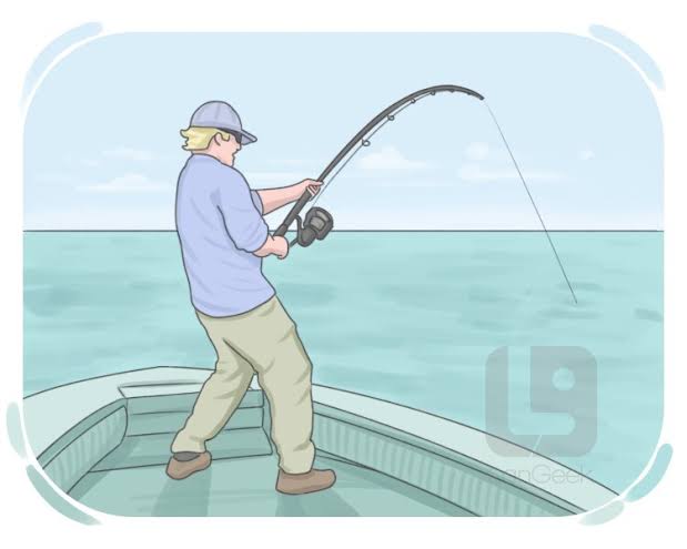 Reel something in/out