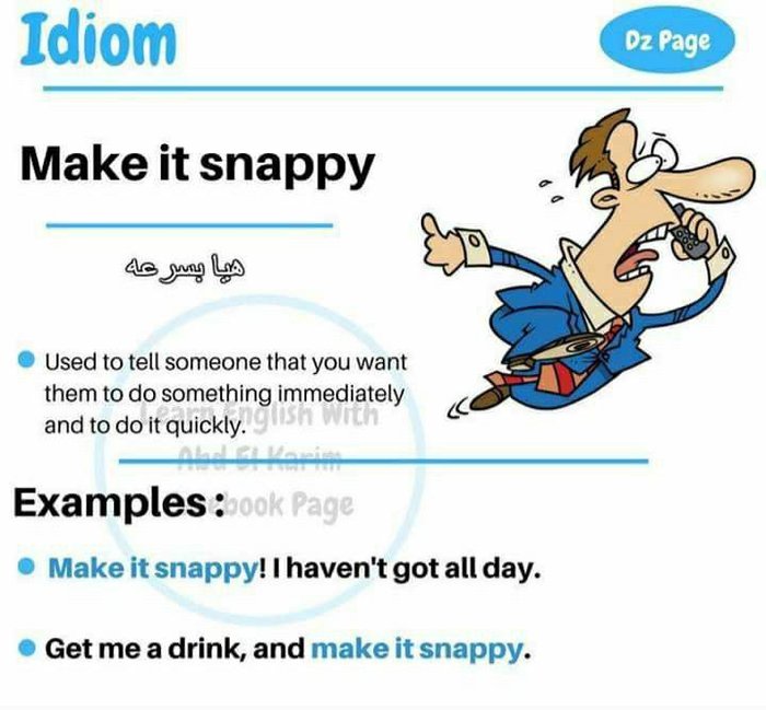 make it snappy