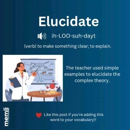 elucidate