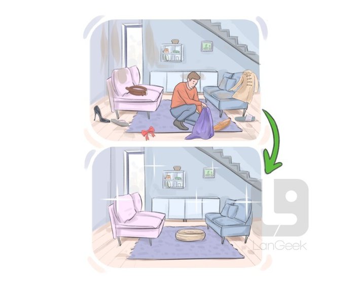 tidy up