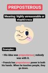 preposterous