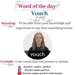 vouch
