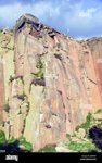 Sheer cliff