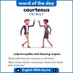 courteously