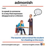 admonish