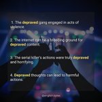 Depraved