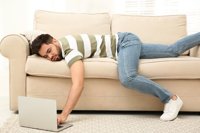 lazy person