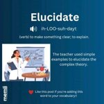 elucidate