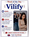vilify