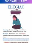 elegiac